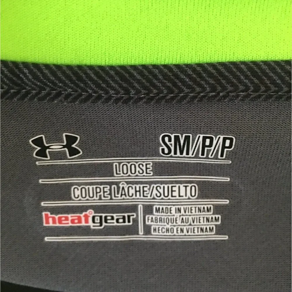 Under Armour Athletic Pullover Mens 1/4 Zip Grey Long Sleeve Size Small - Picture 5 of 5